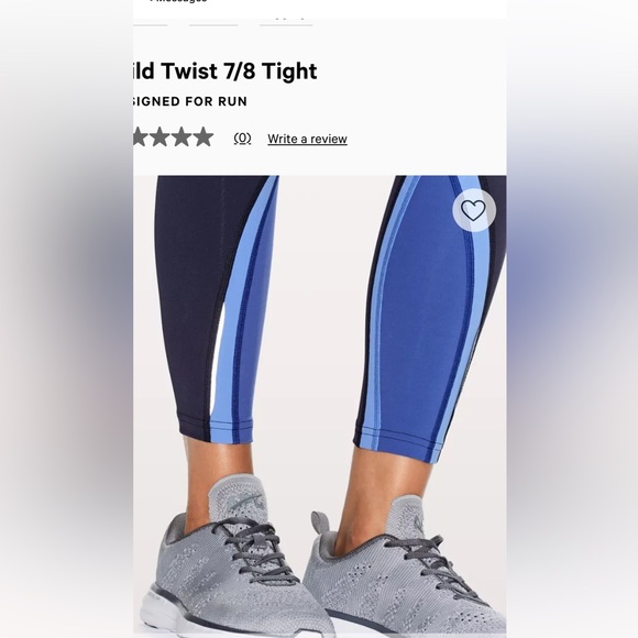 lululemon athletica Blue and Black Leggings - Picture 14 of 17